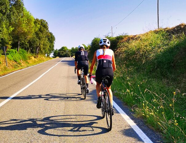 roadbike_cyclists_ascending_to_madre_deu_de_mont_monastery